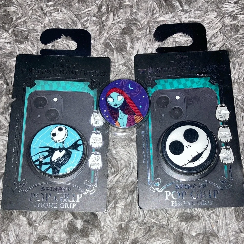 Disney The Nightmare Before Christmas Pop Grip Phone spinpop bundle of 3! Sally